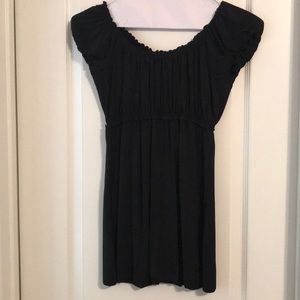 Max Edition Empire Waist Off The Shoulder Top-Lg